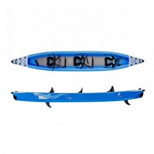 Надувной каяк трехместный Blau See Whale-3 